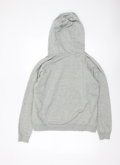 Womens UK Size M Nike Grey Pullover Hoodie