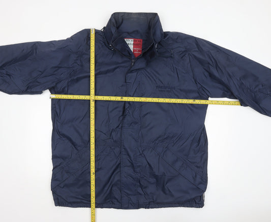 Trespass Men's Navy Blue Waterproof Technical Jacket Size L