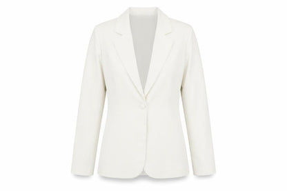 Womens UK Size 12 Missguided Tall Ivory Blazer