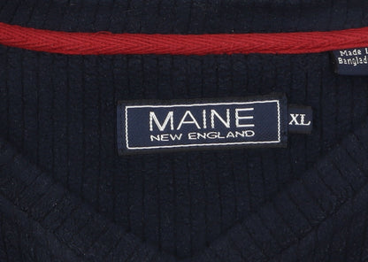 Mens UK Size XL Maine New England Blue Pullover Sweatshirt