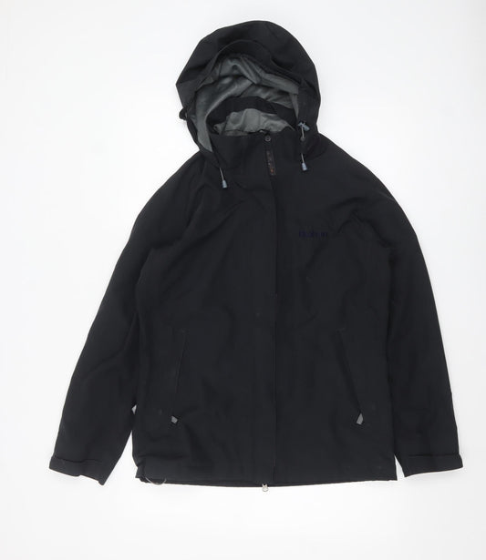 Rohan Women's Black Waterproof Hooded Cloudbase Jacket Size S