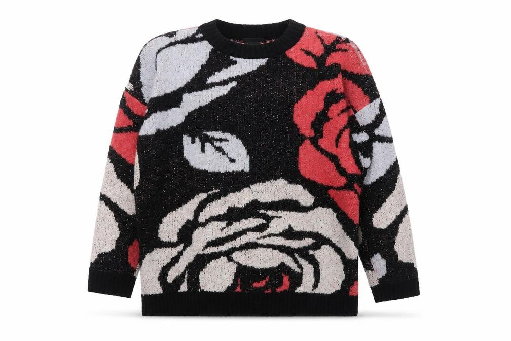 Womens UK Size 10 H&M Multicoloured Pullover Jumper