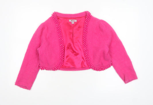 Womens UK Size 14 Monsoon Pink Cardigan Jumper