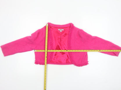 Womens UK Size 14 Monsoon Pink Cardigan Jumper