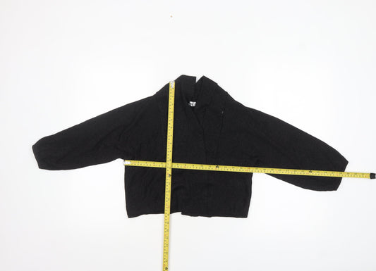 Womens UK Size 12 BHS Black Cardigan Jumper