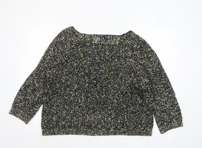 Womens UK Size 12 Izabel London Multicoloured Pullover Jumper