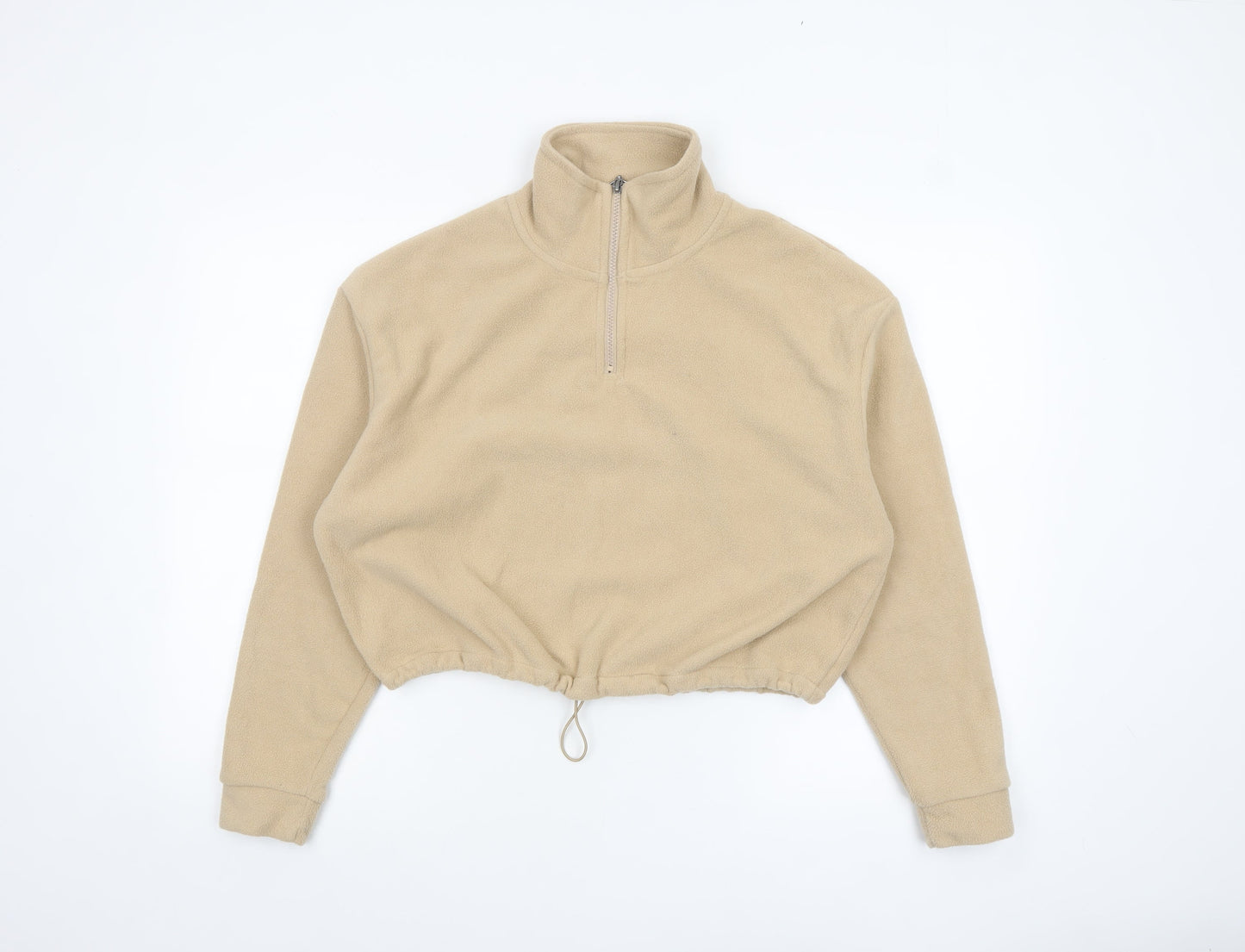 Womens UK Size S Brave Soul Beige Pullover Sweatshirt