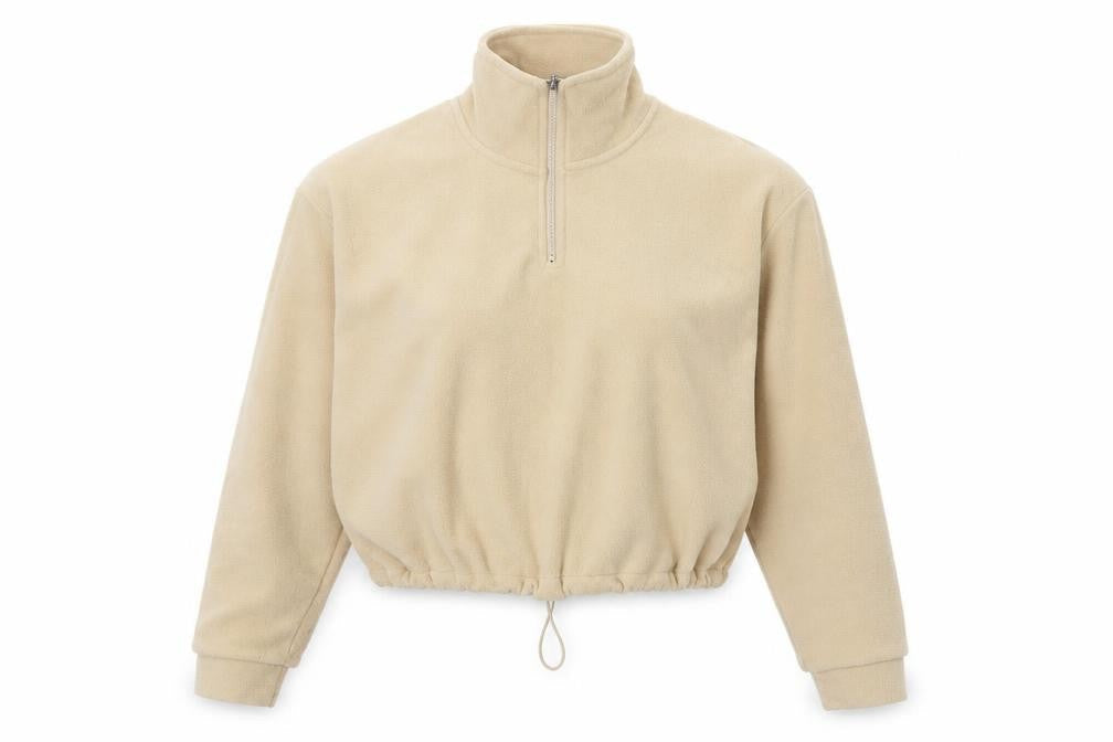 Womens UK Size S Brave Soul Beige Pullover Sweatshirt