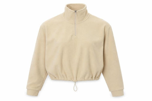 Womens UK Size S Brave Soul Beige Pullover Sweatshirt