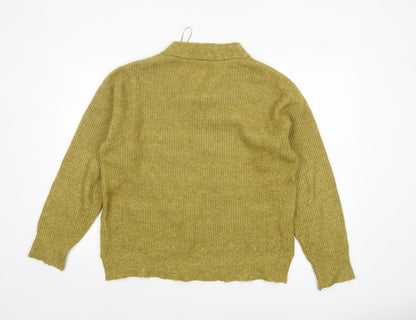 Womens UK Size 14 Marks and Spencer Green Pullover Jumper