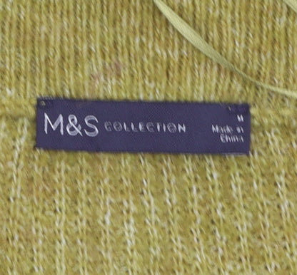 Womens UK Size 14 Marks and Spencer Green Pullover Jumper