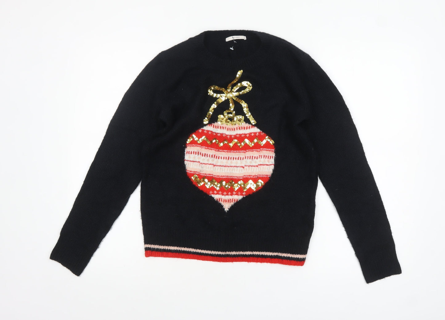 Womens UK Size 8 TU Black Pullover Jumper