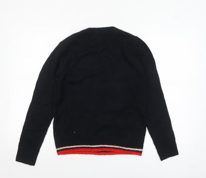 Womens UK Size 8 TU Black Pullover Jumper