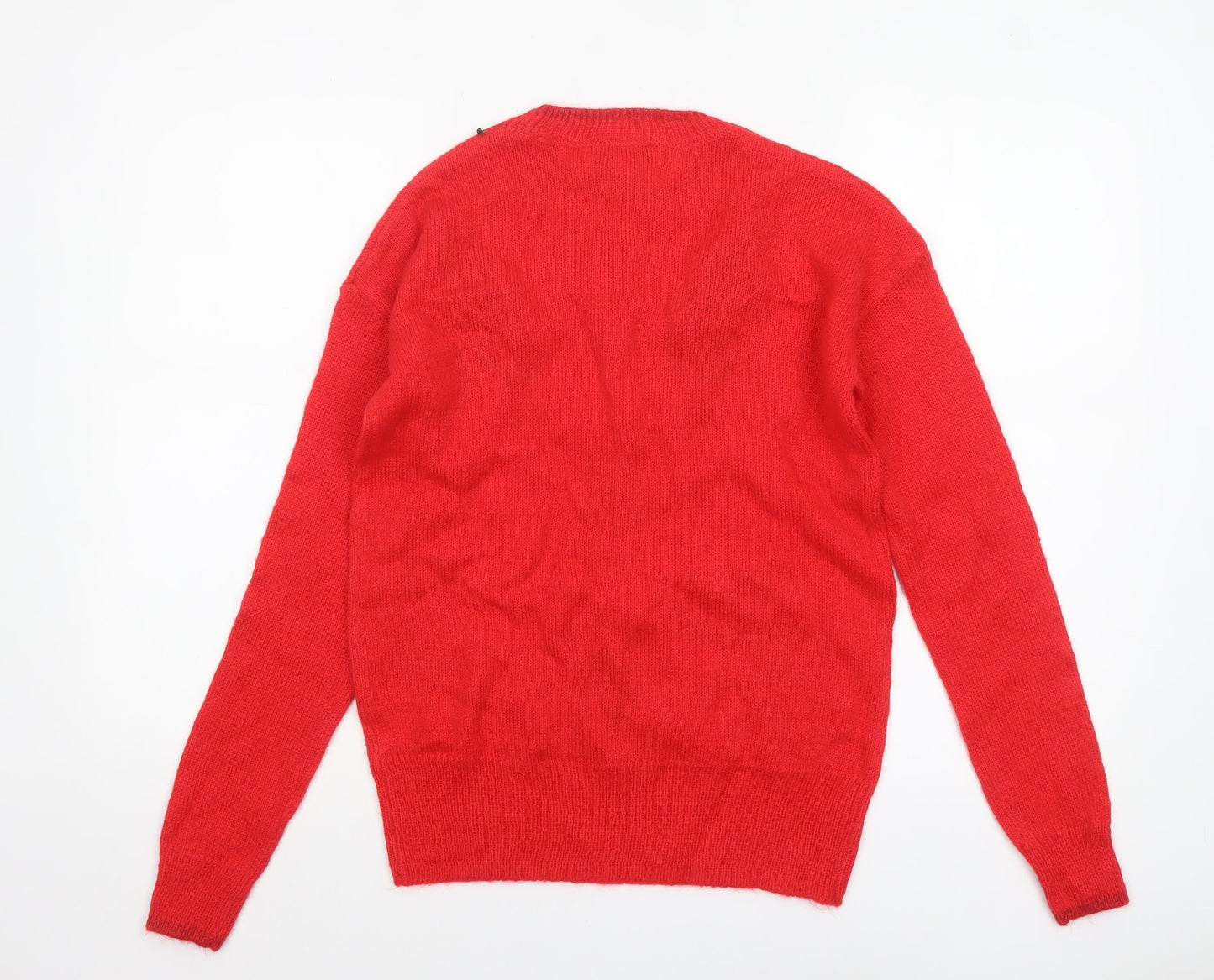 Womens UK Size 6 NEXT Red Pullover Jumper
