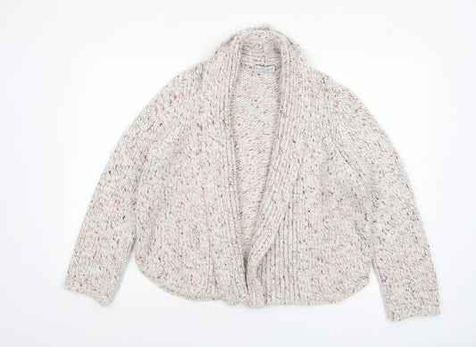 Womens UK Size 16 Marks and Spencer Beige Cardigan Jumper