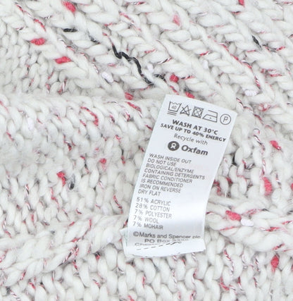 Womens UK Size 16 Marks and Spencer Beige Cardigan Jumper