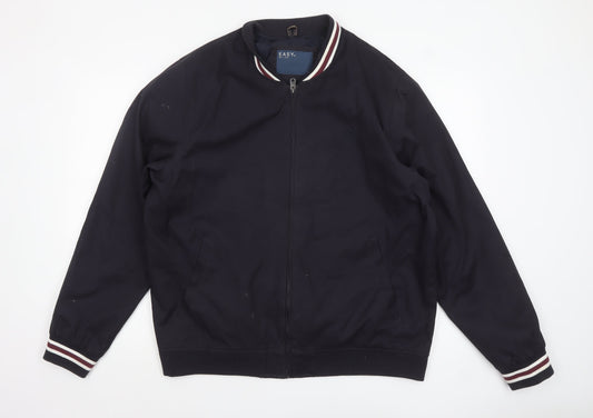 Mens UK Size XL Easy Blue Bomber Jacket