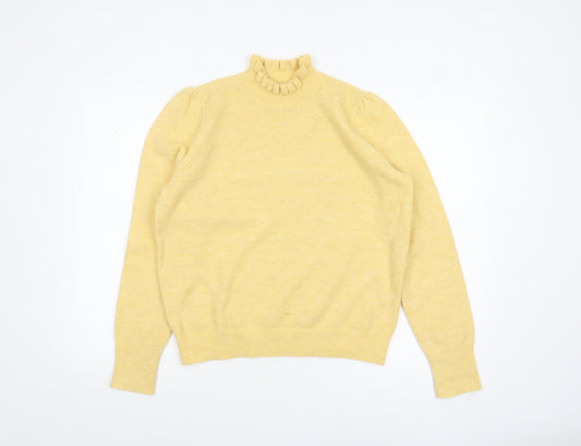 Womens UK Size 12 Albaray Yellow Pullover Jumper