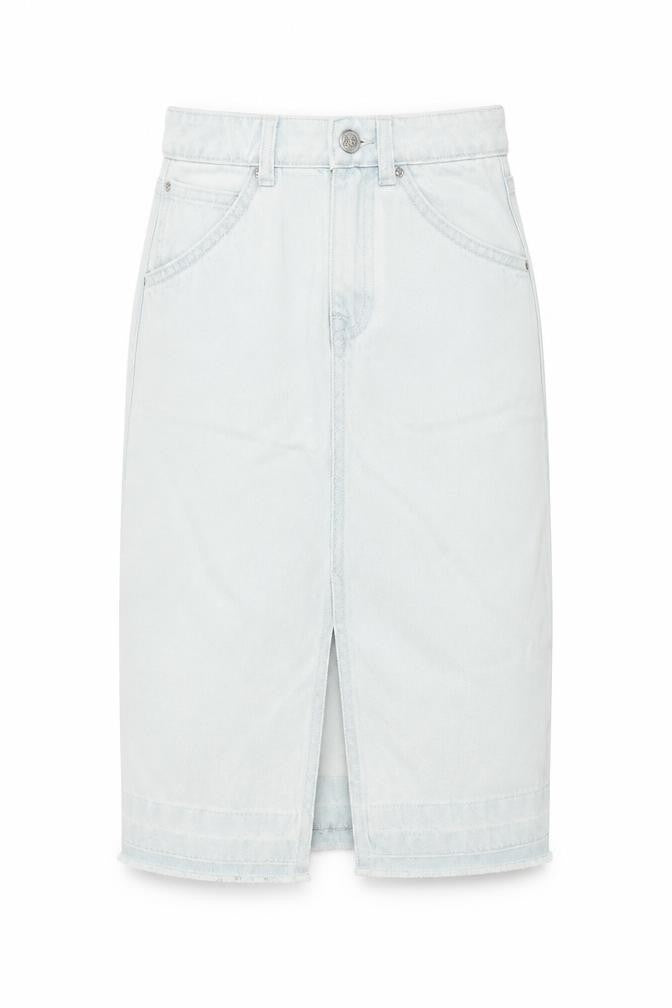 Girls UK Size 7-8 Years Marks and Spencer Straight & Pencil Denim Skirt