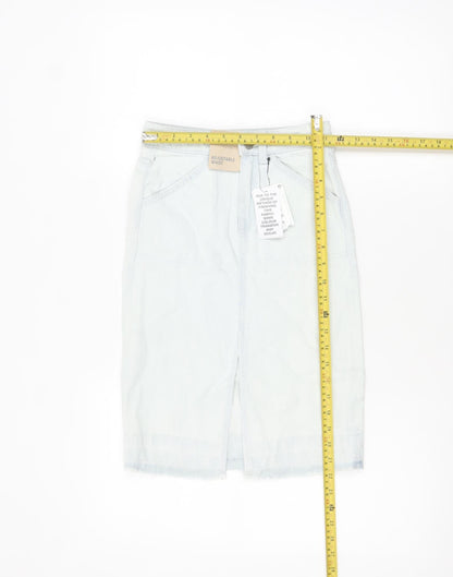 Girls UK Size 7-8 Years Marks and Spencer Straight & Pencil Denim Skirt