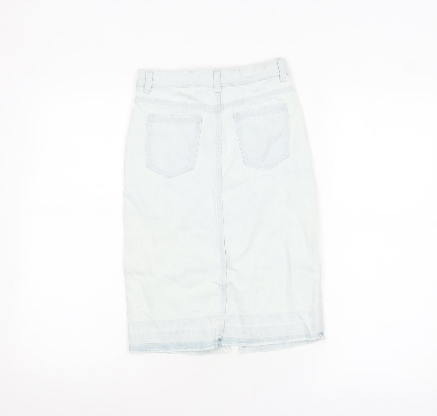 Girls UK Size 7-8 Years Marks and Spencer Straight & Pencil Denim Skirt