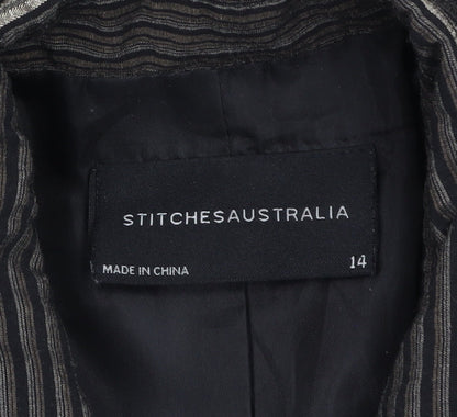Womens UK Size 14 Stitches Australia Brown Basic Jacket