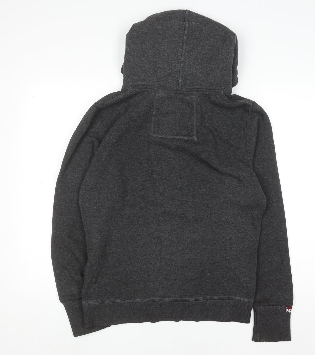 Womens UK Size XL Superdry Grey Pullover Hoodie
