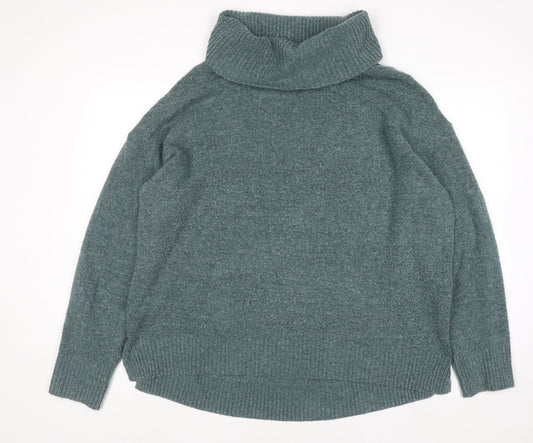 Old Navy Women’s Green Roll Neck Knit Jumper XL Tall
