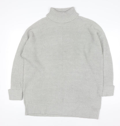 Womens UK Size 12 Threadbare Grey Pullover Jumper