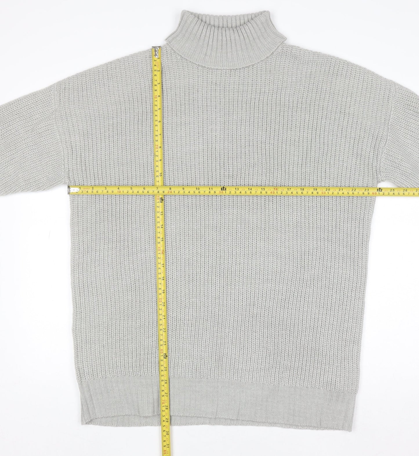Womens UK Size 12 Threadbare Grey Pullover Jumper