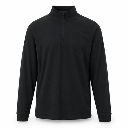 Trespass Men’s Black L Long Sleeve Half Zip Thermal Top