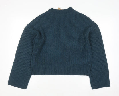 Womens UK Size S Hush Blue Pullover Jumper