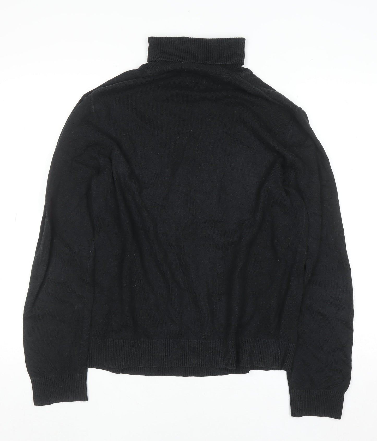Mens UK Size M Tommy Hilfiger Black Pullover Jumper