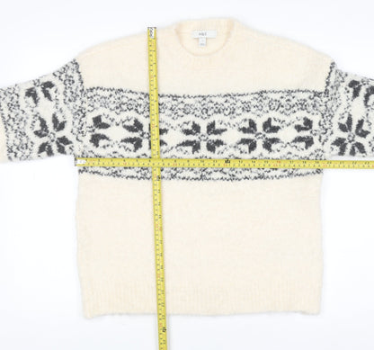 Womens UK Size S Marks and Spencer Ivory Pullover Jumper