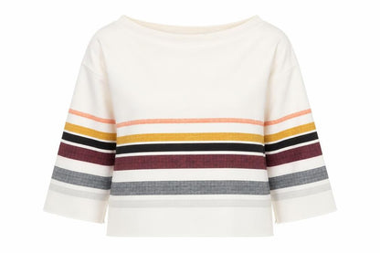 ZARA Women Multicoloured Striped Viscose Pullover Jumper Size 8