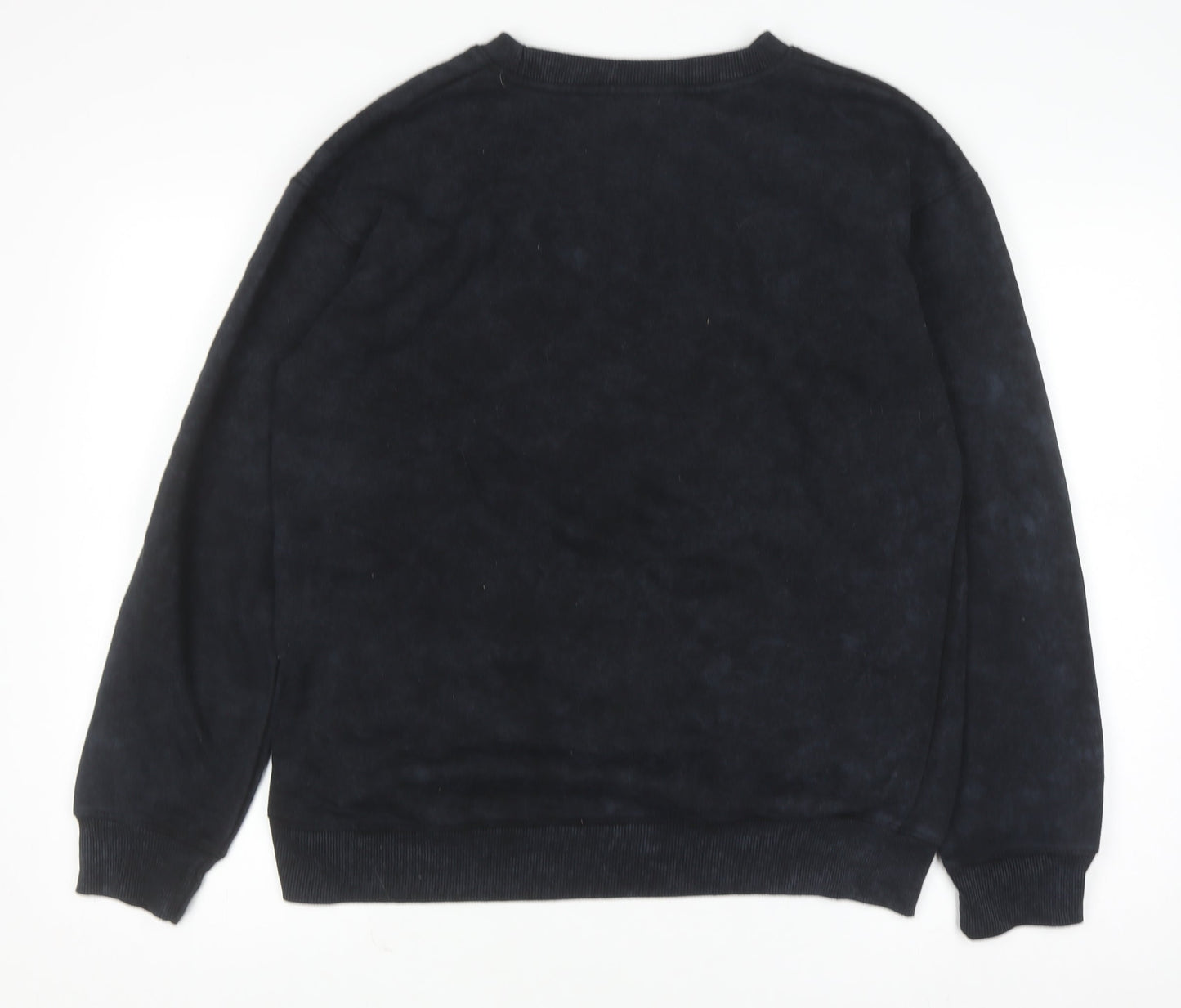 Unisex Adults UK Size L PINK VANILLA Black Pullover Sweatshirt