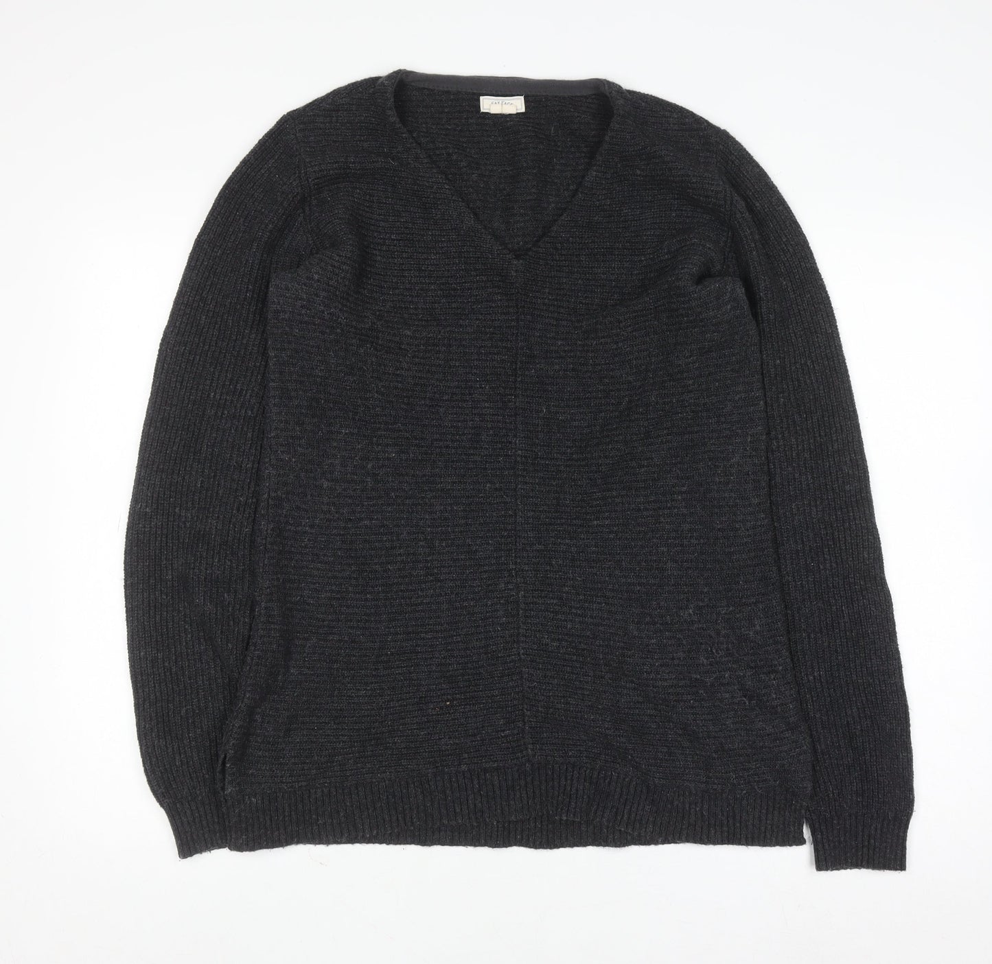 Womens UK Size 10 Fat Face Black Pullover Jumper
