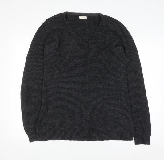 Womens UK Size 10 Fat Face Black Pullover Jumper