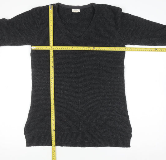 Womens UK Size 10 Fat Face Black Pullover Jumper