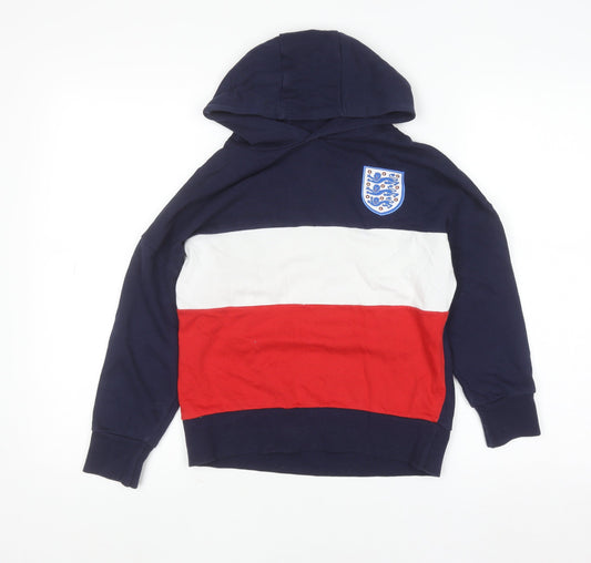 Boys UK Size 7-8 Years George Multicoloured Pullover Hoodie