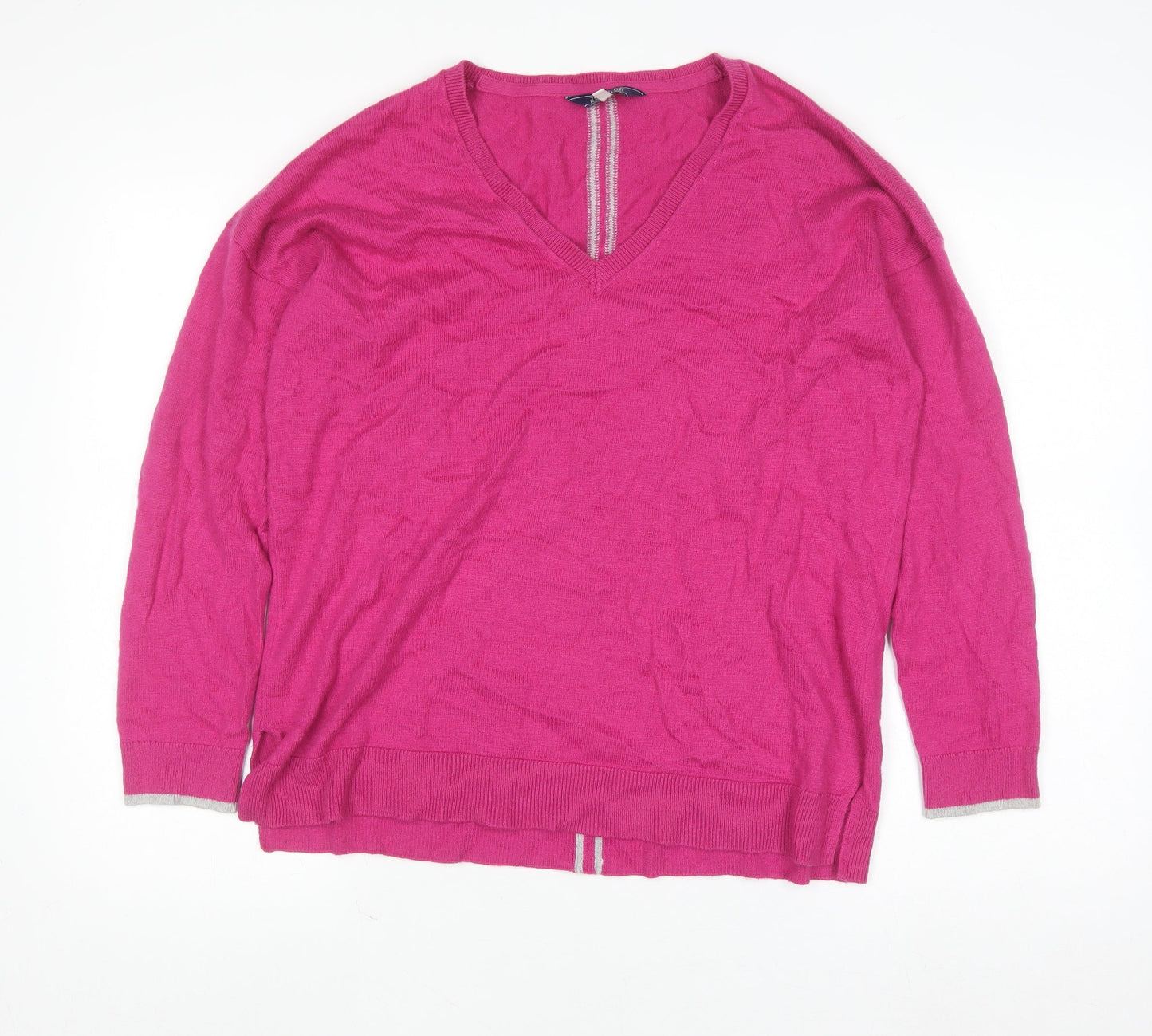 Womens UK Size 14 Joules Pink Pullover Jumper