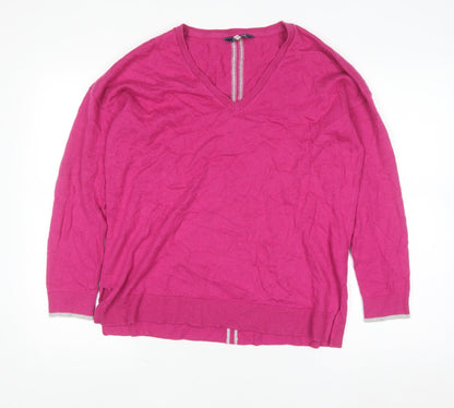 Womens UK Size 14 Joules Pink Pullover Jumper