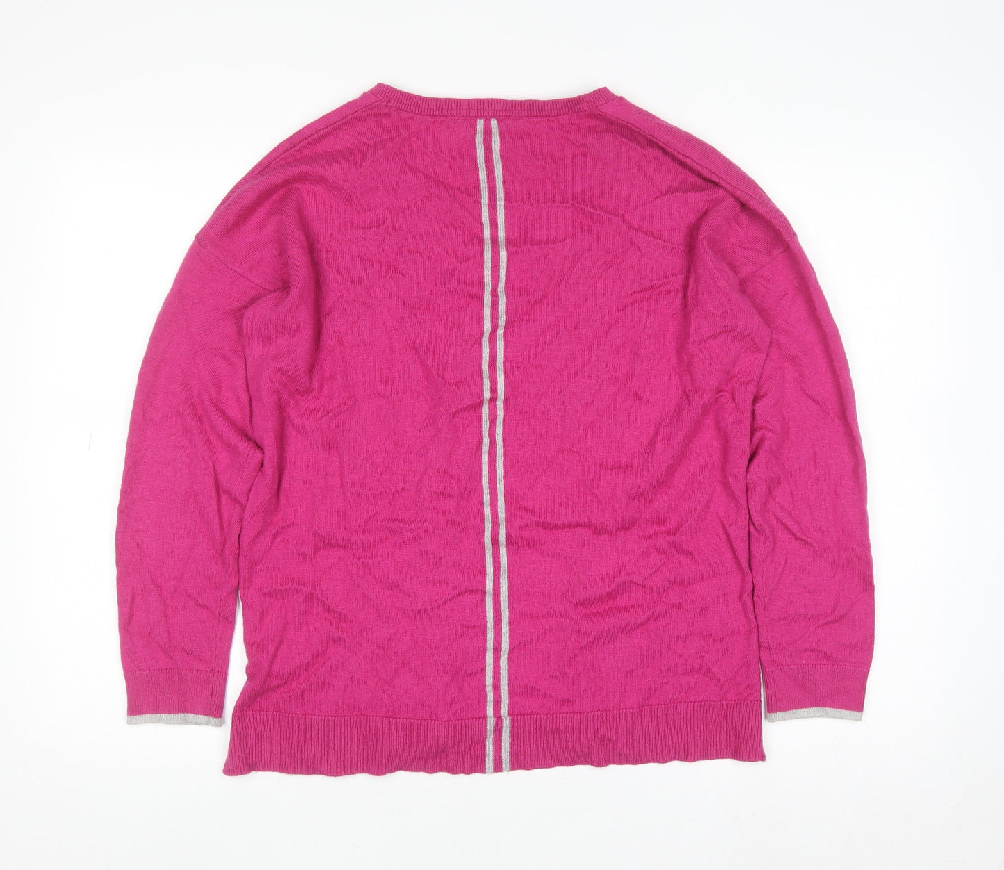 Womens UK Size 14 Joules Pink Pullover Jumper