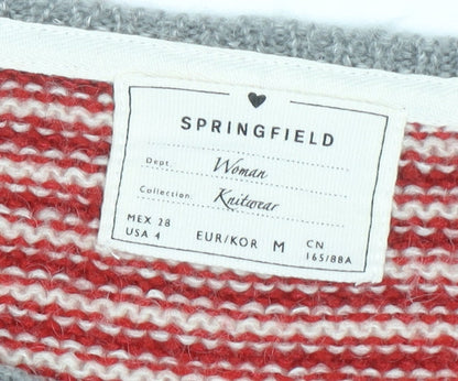 Womens UK Size 12 Springfield Red Pullover Jumper