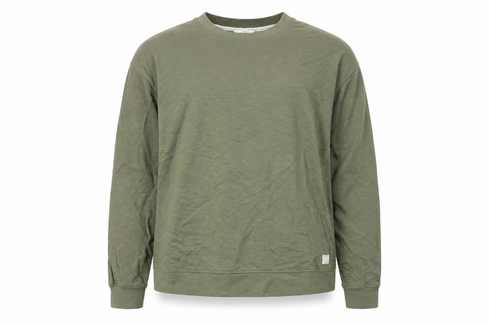 Mens UK Size 2XL Signal Green Pullover Sweatshirt