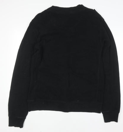 Mens UK Size XL NEXT Black Pullover Jumper