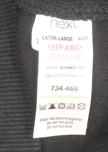 Mens UK Size XL NEXT Black Pullover Jumper