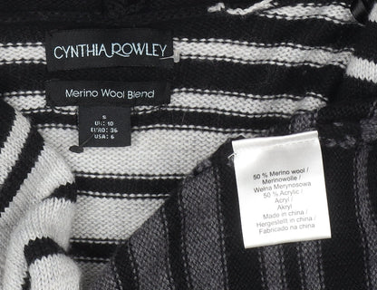 Womens UK Size 10 Cynthia Rowley Grey Cardigan Jumper