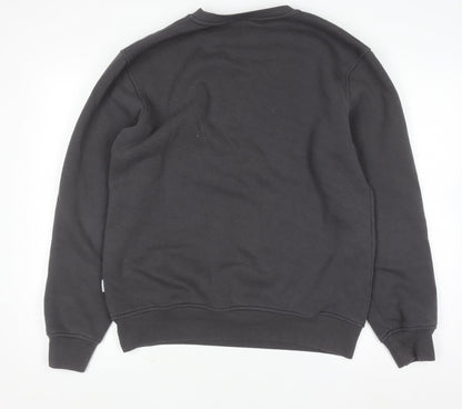 Womens UK Size M NICCE Black Pullover Sweatshirt