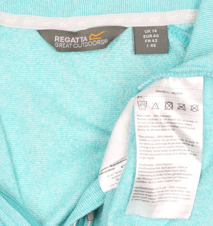 Womens UK Size 14 Regatta Blue Pullover Sweatshirt